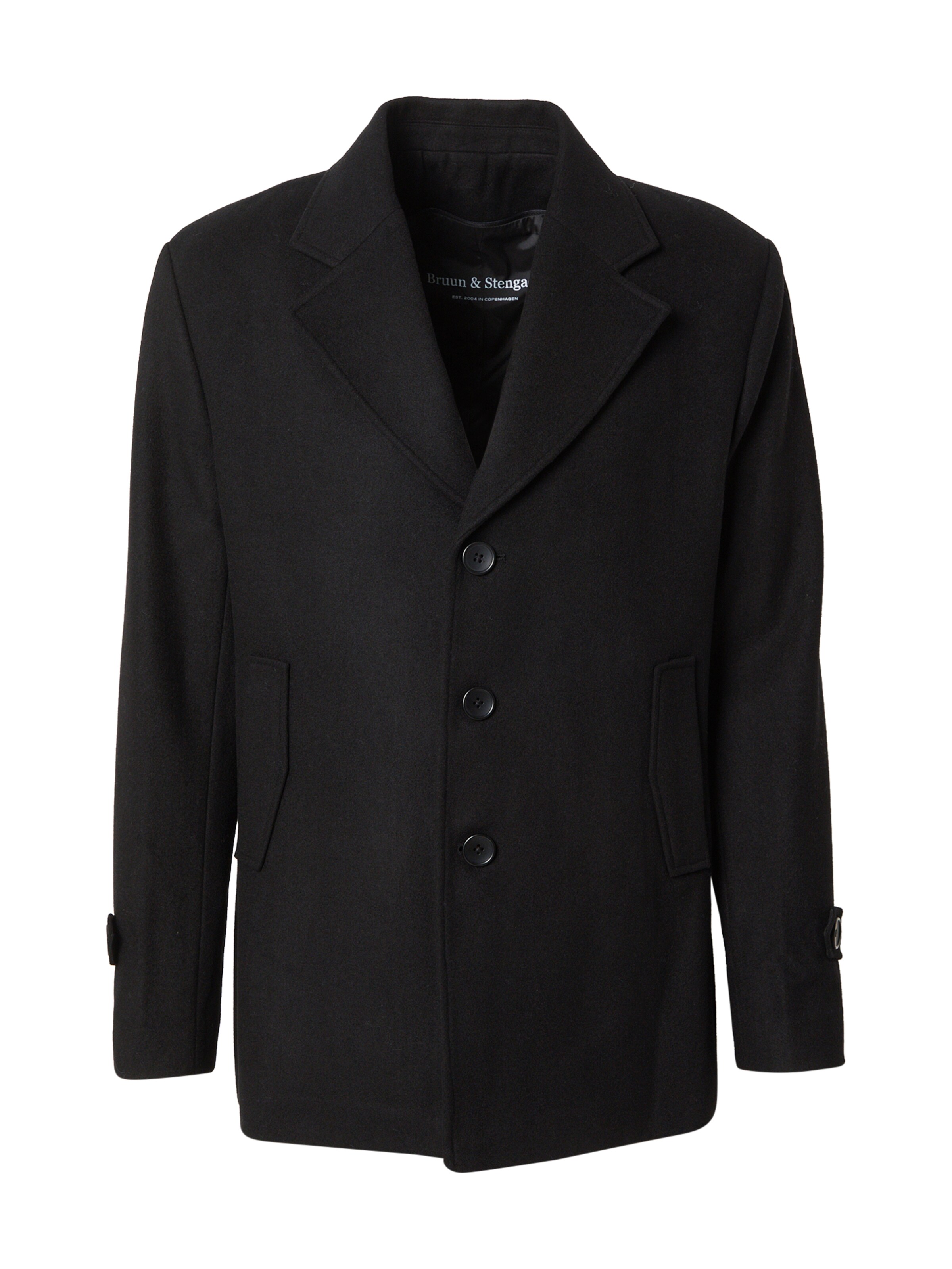Bruun & Stengade Демисезонное пальто 'Northland' в Черный