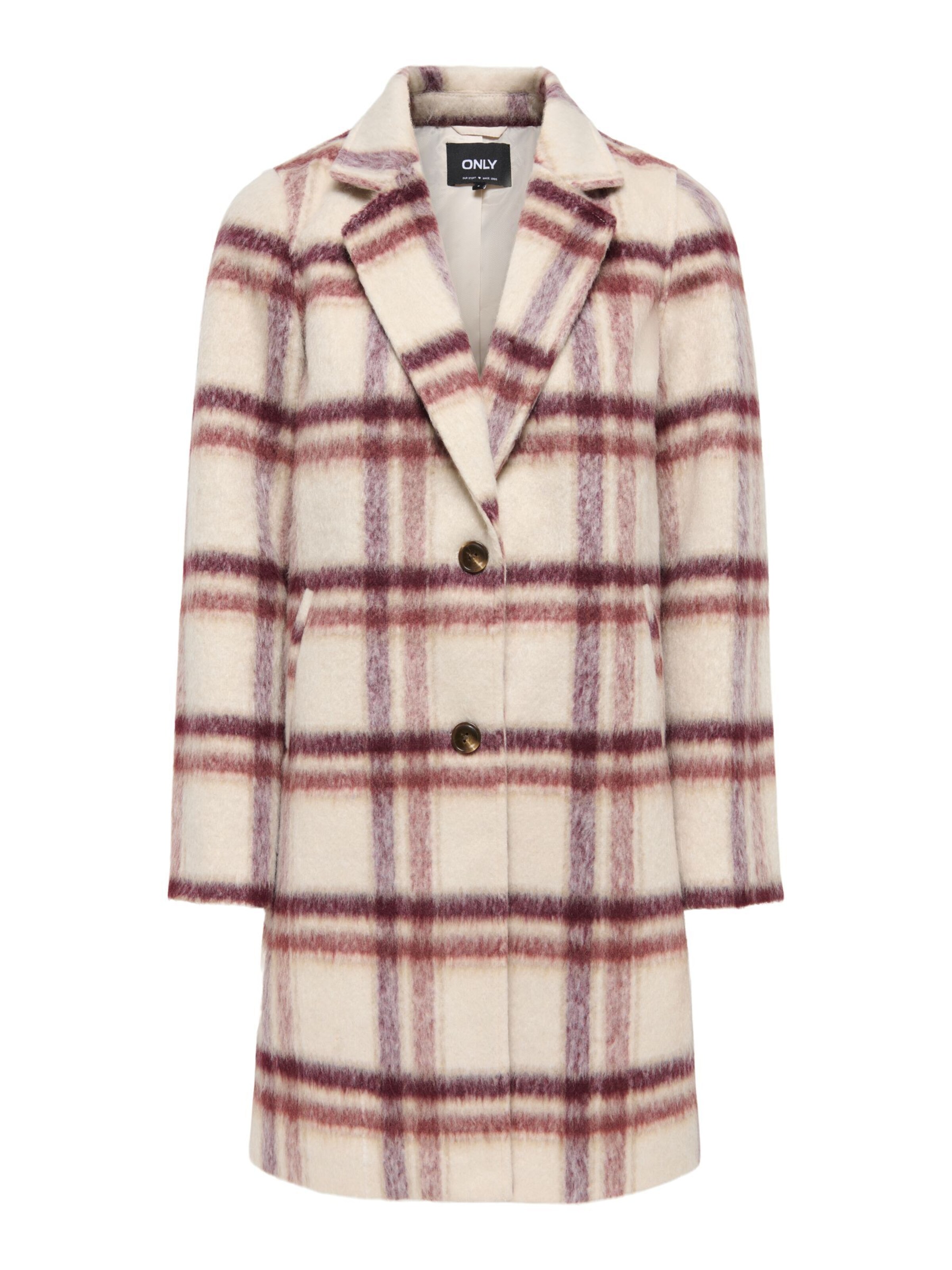 Manteau mi-saison 'ONLPixi' ONLY en beige : devant