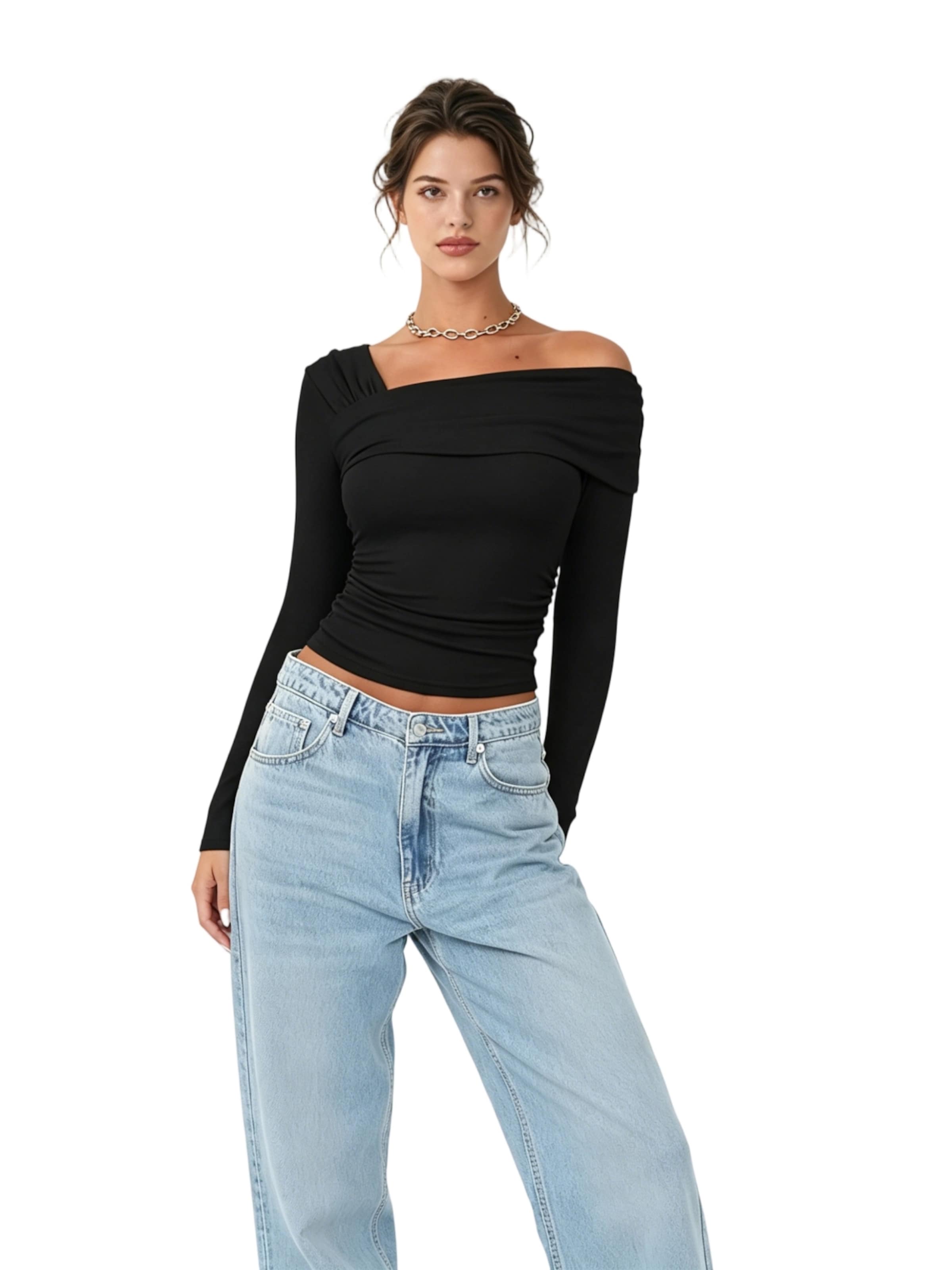 Yesfashion Top‌‌‌‌‌‌‌‌‌ in Schwarz