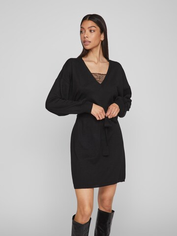 Robes en maille 'Tracy' VILA en noir : devant