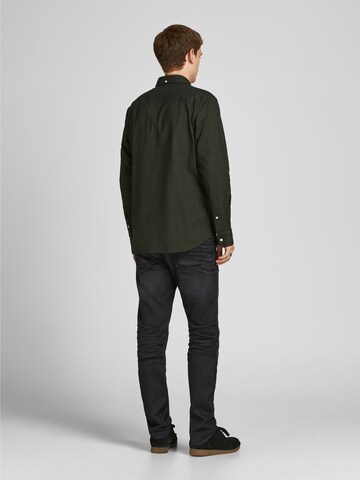 JACK & JONES Regular Fit Hemd 'Brook' in Grün