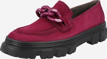 Paul Green Moccasins in Pink: front