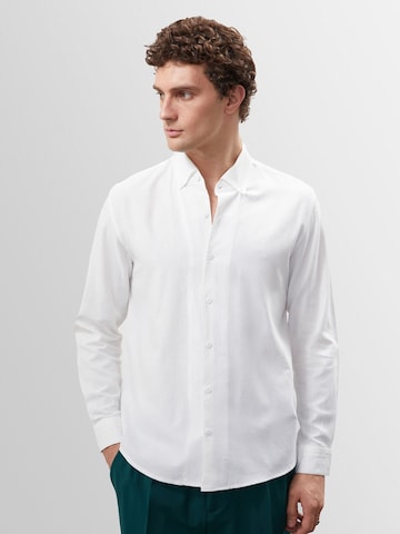Antioch Regular fit Overhemd in Beige: voorkant