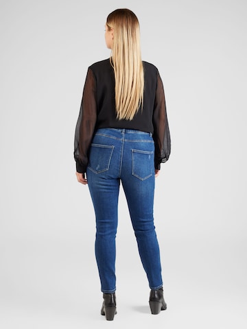 ONLY Curve Slimfit Jeans 'MILA' i blå