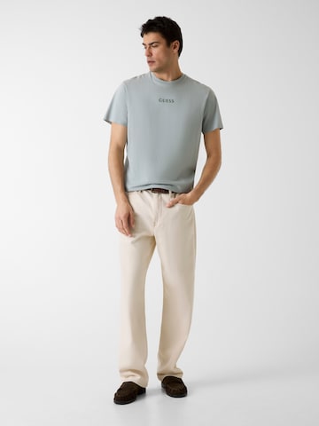 GUESS - Camiseta 'QUATTRO' en azul