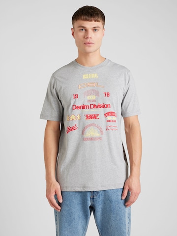 T-Shirt 'JUST N14' DIESEL en gris : devant