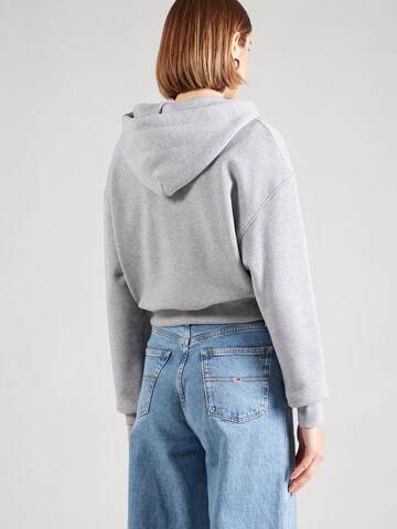 Tommy Jeans Tepláková bunda - Sivá