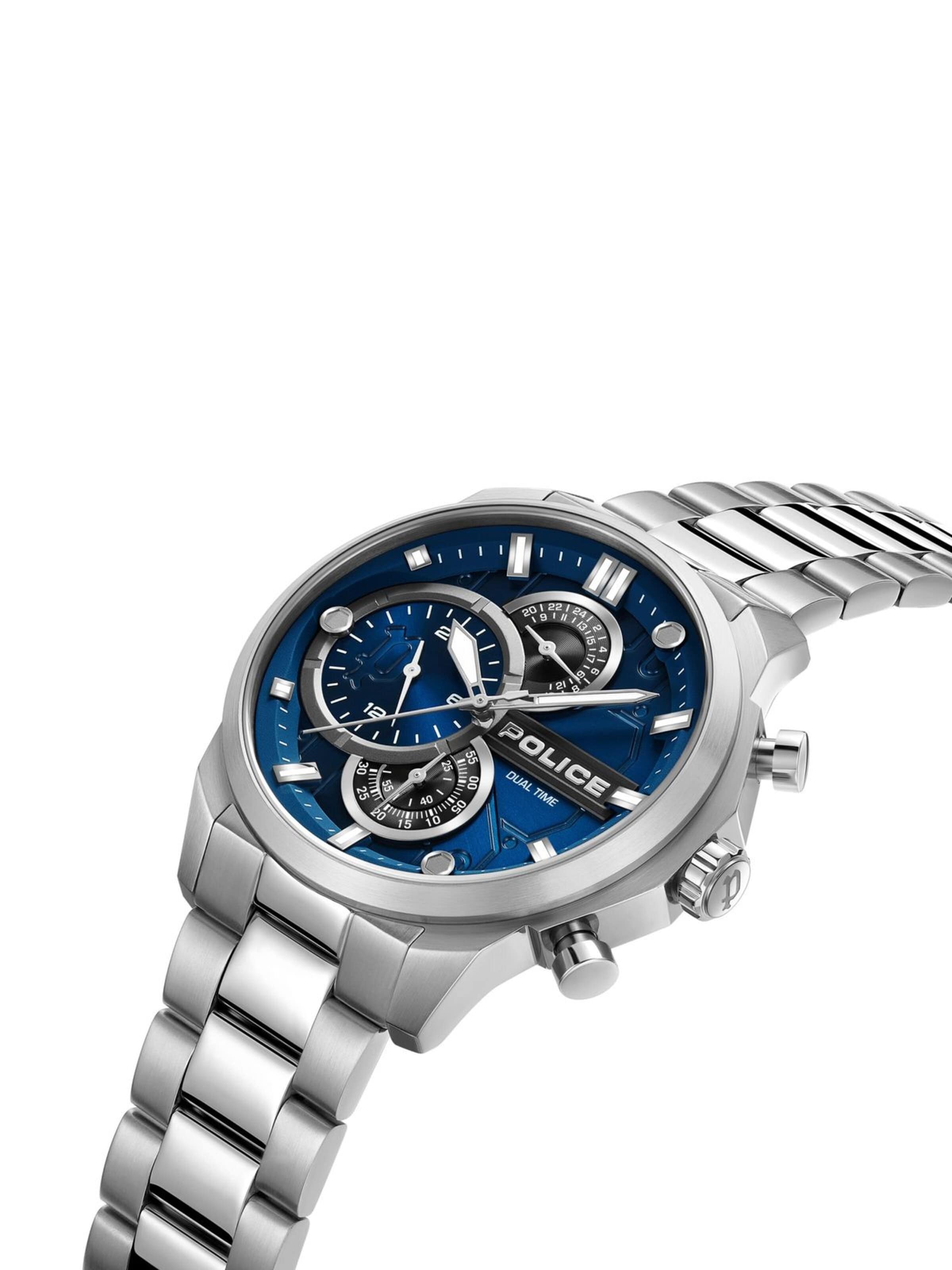 POLICE Analog Watch 'Function watch Reactor' in Blue