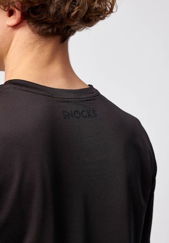 SNOCKS T-Shirt in Schwarz