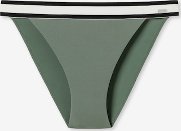 SCHIESSER Bikini Bottoms ' Aqua Californian Dream ' in Green: front