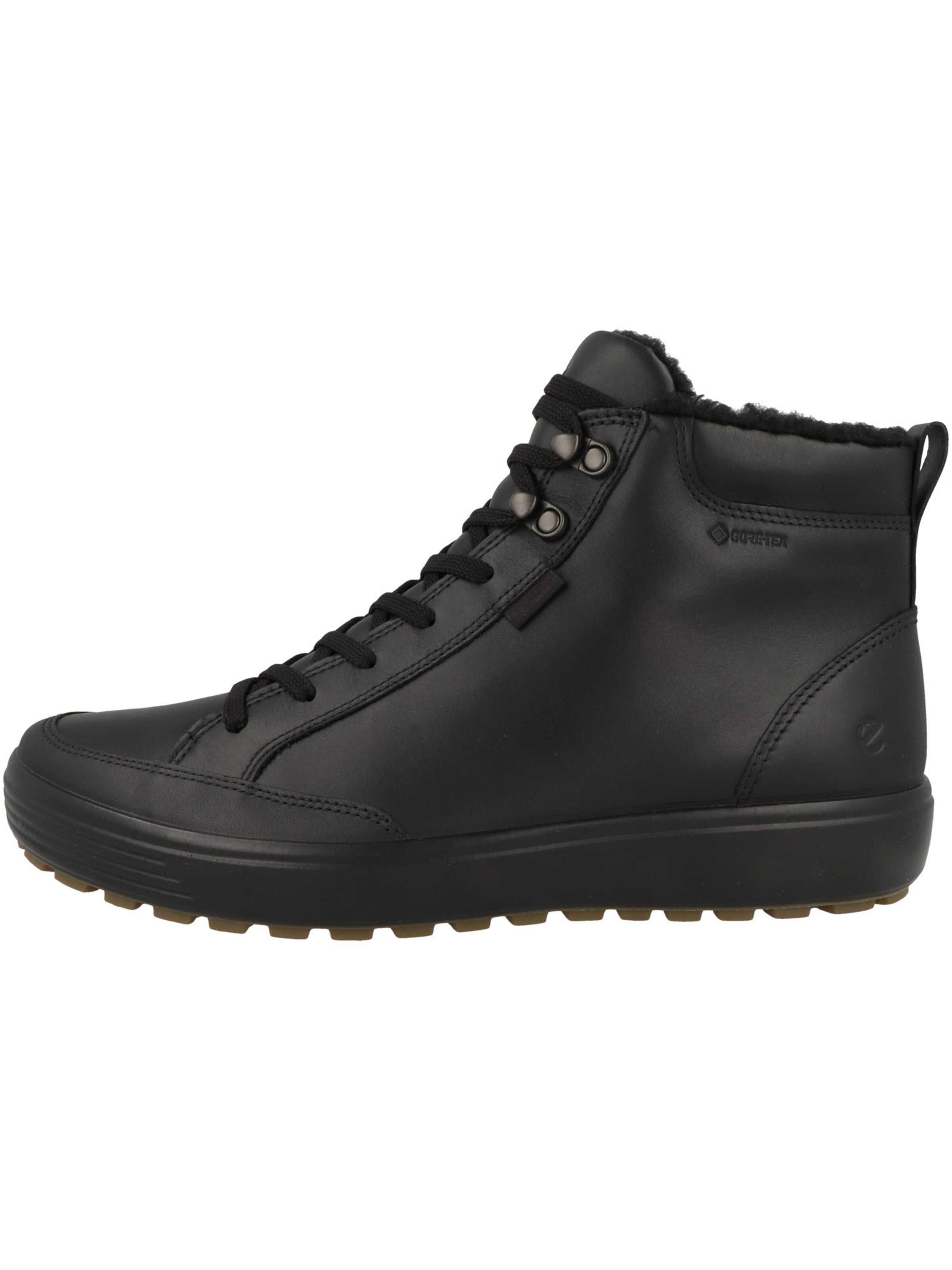 ECCO - Botas com atacadores 'Soft 7 Tred' em preto