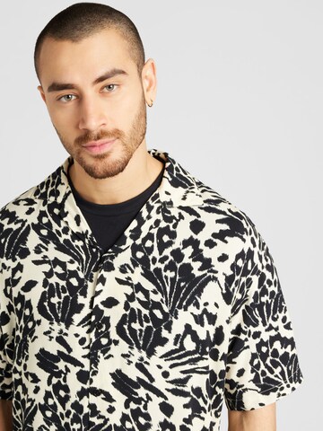 Coupe regular Chemise 'LUKE' JACK & JONES en beige