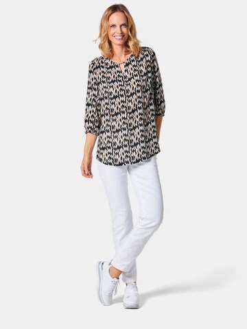 Goldner Blouse in Zwart