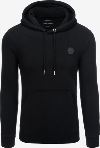 Ombre Sweatshirt 'OM-SSNZ-0117' in Black: front
