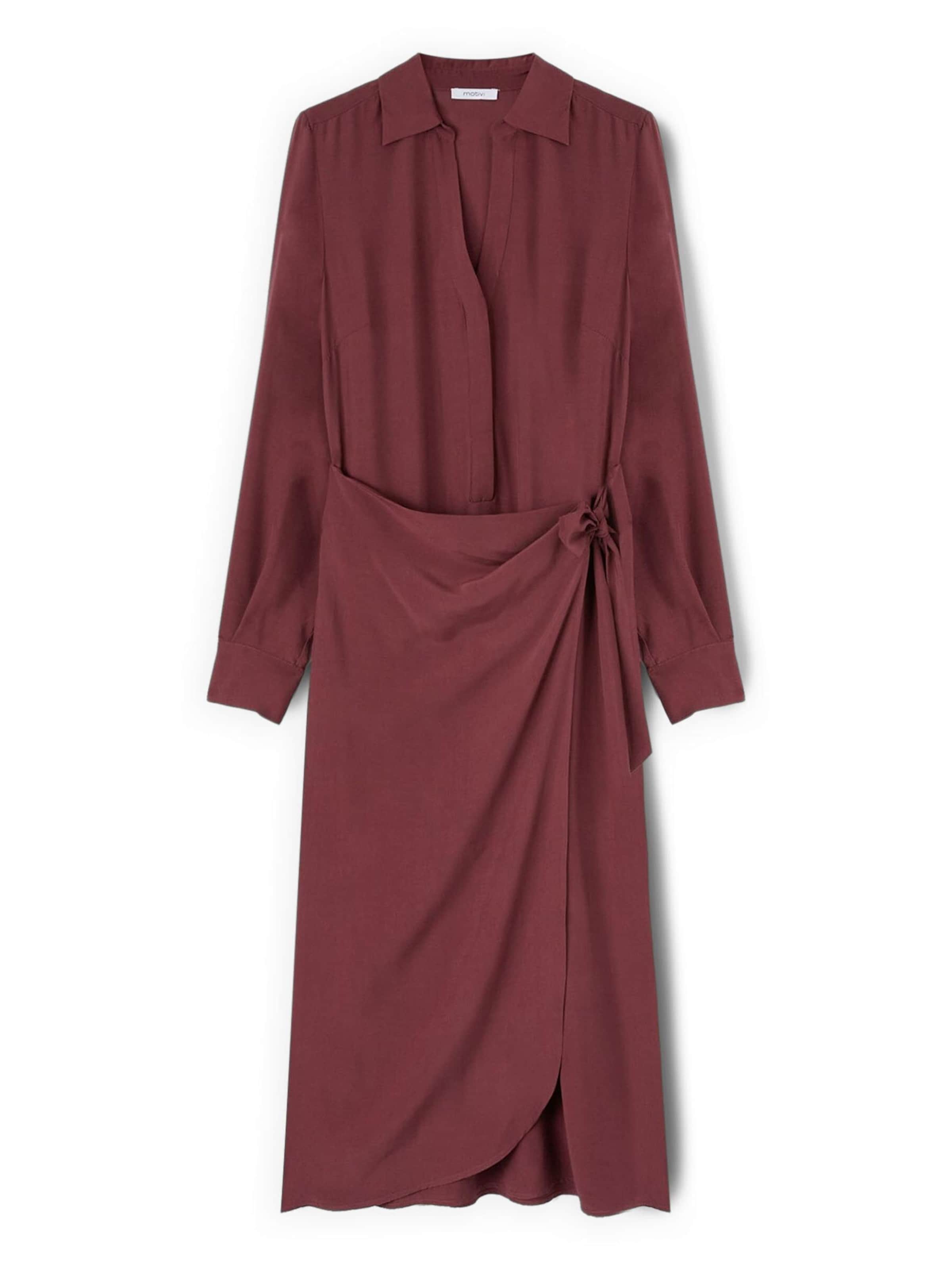 MOTIVI Jurk in Rood: voorkant