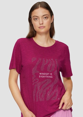 T-shirt s.Oliver en violet : devant