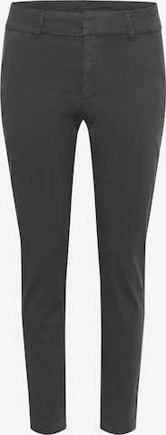 Pantalon chino 'Mette' Kaffe en gris : devant