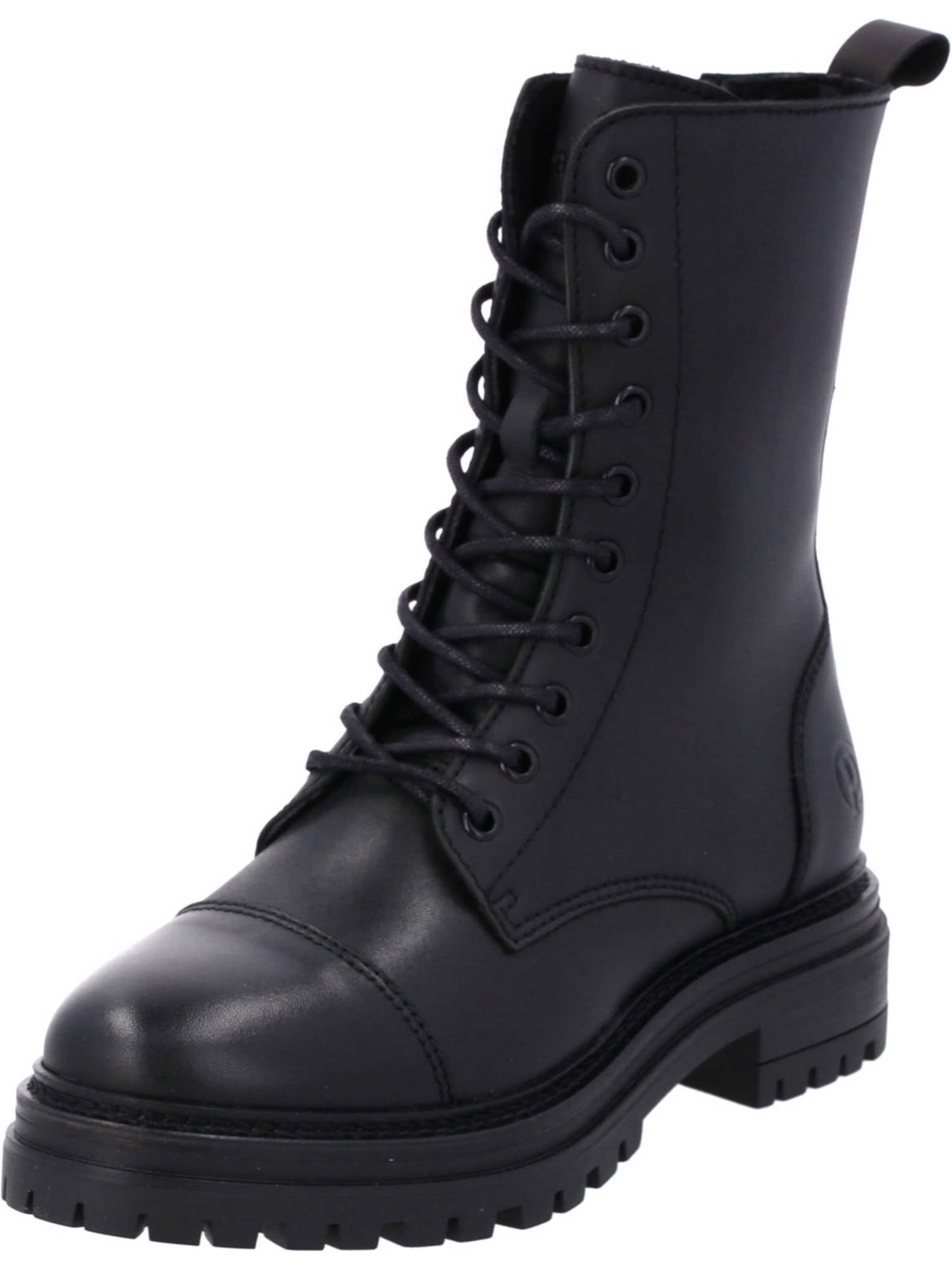 Palado Lace-up bootie 'Kholvi' in Black: front