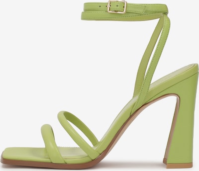 Kazar Studio Sandalen met riem in de kleur Groen, Productweergave
