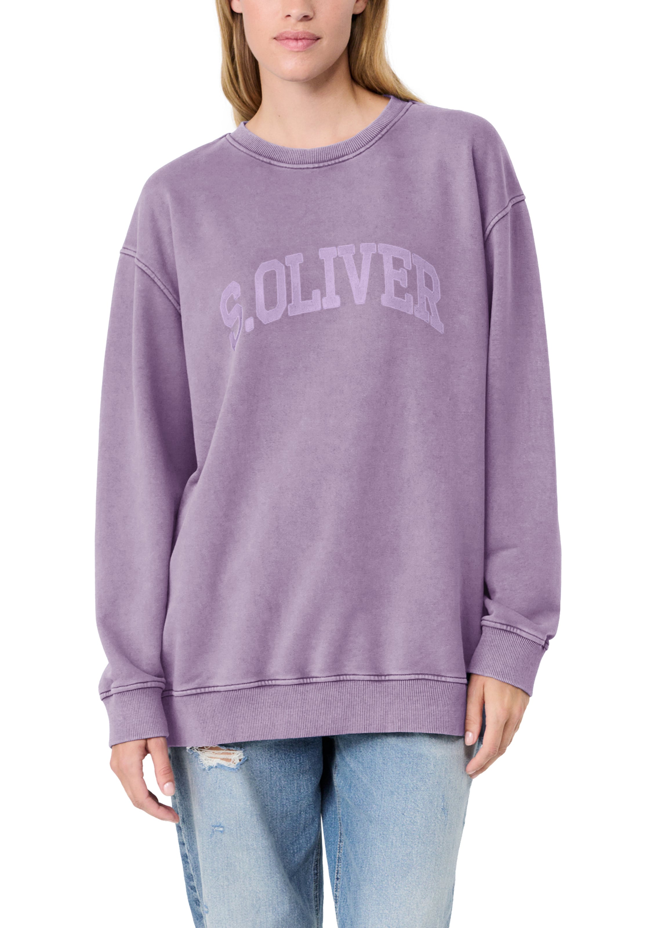 s.Oliver - Sudadera en lila: frente