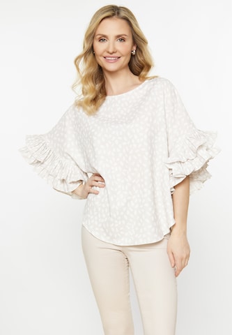 Usha Blouse 'Fashion Look' in Brown: front