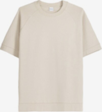 Bershka T-Shirt en beige clair, Vue avec produit
