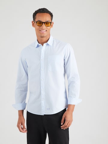 Pepe Jeans - Ajuste regular Camisa 'ROBERT' en azul: frente