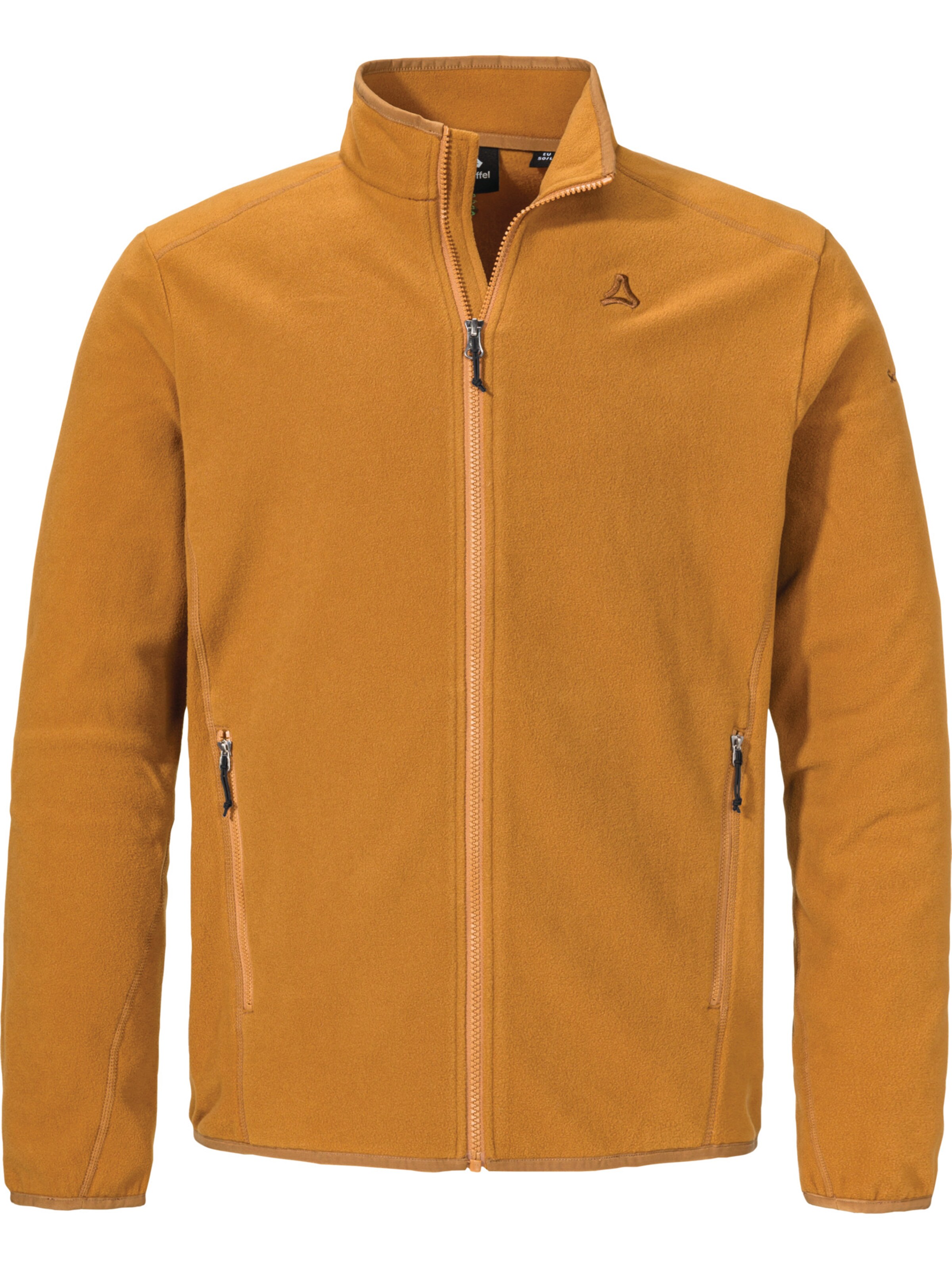 Veste en polaire fonctionnelle ' Hiking Fleece Jk Style Ash MNS ' Schöffel en marron : devant