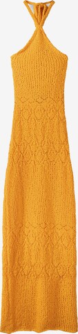 Bershka Knitted dress in Orange: front