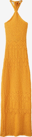 Bershka Pletena obleka | oranžna barva: sprednja stran