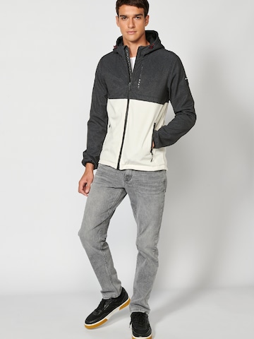 KOROSHI Between-season jacket 'Jägerin' in Grey