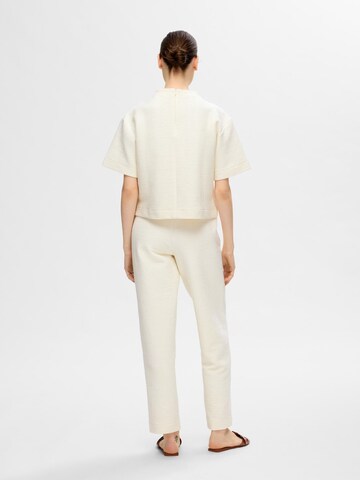 SELECTED Regular Hose in Weiß