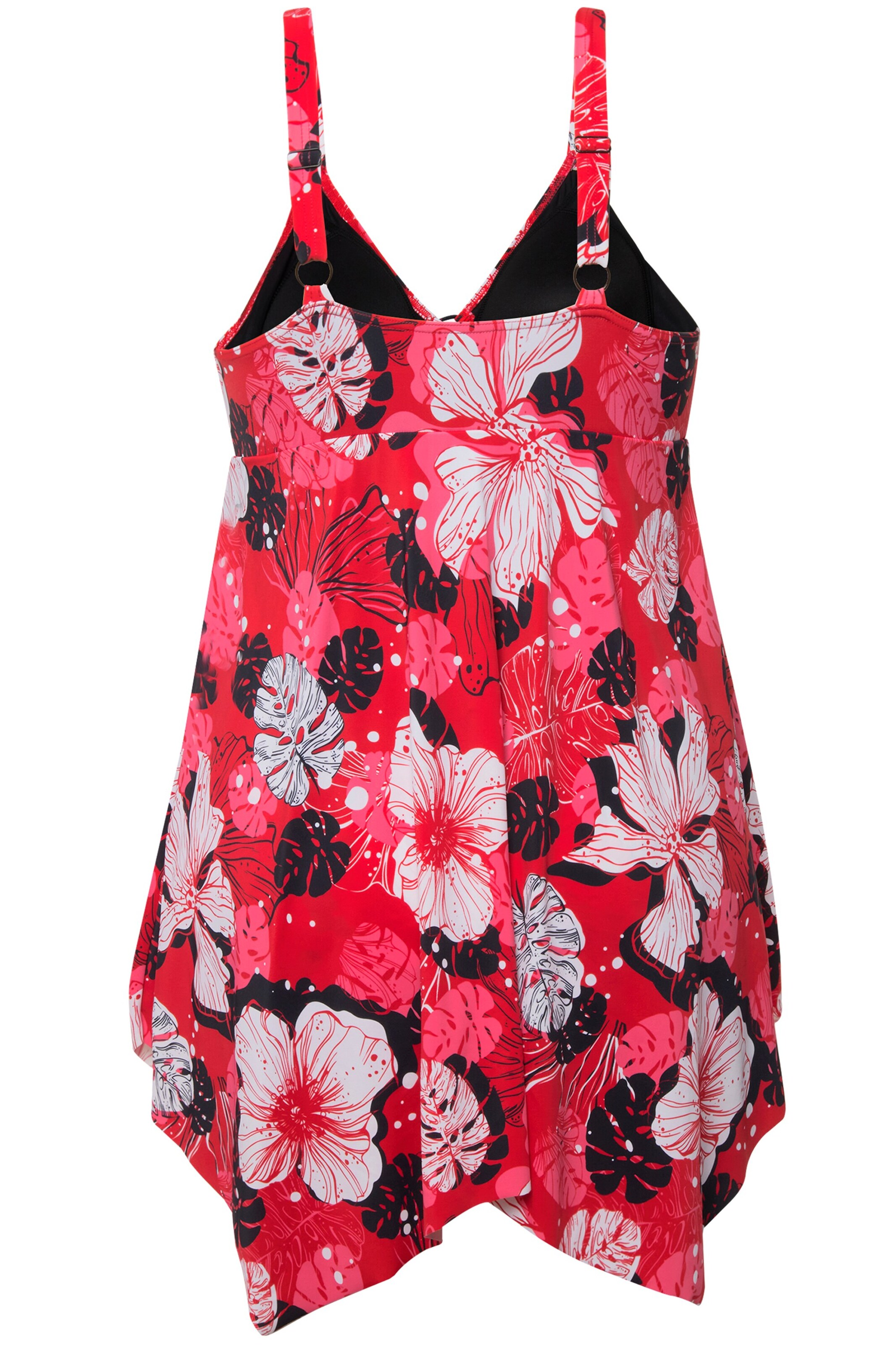 Ulla Popken Badeanzug in Rot