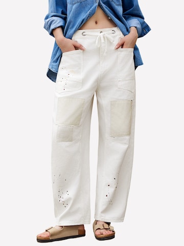 Imily Bela Baggy Farkut värissä valkoinen: etupuoli