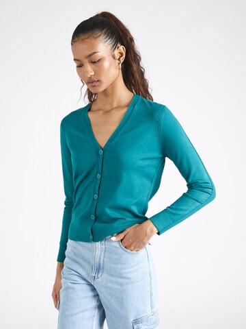 s.Oliver Knit Cardigan in Green: front