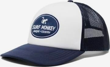 Surf Monkey Athletic Cap in Blue: front