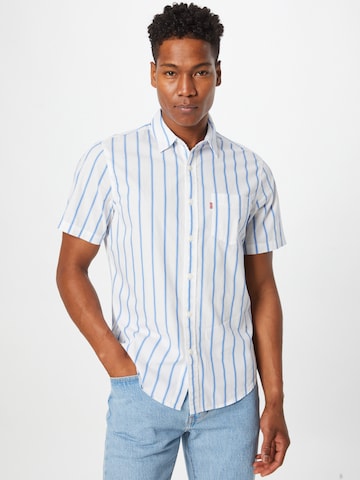 LEVI'S ® Klasický střih Košile 'Classic 1 Pocket Standard Fit' – modrá: přední strana