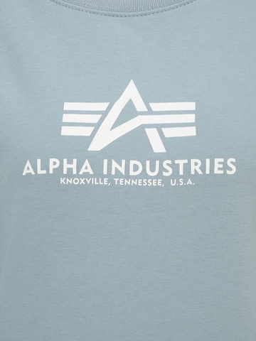 ALPHA INDUSTRIES Sweatshirt i blå