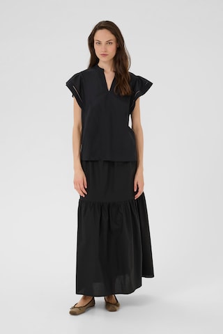 KAREN BY SIMONSEN Bluse 'Ommi' in Schwarz: Vorderseite