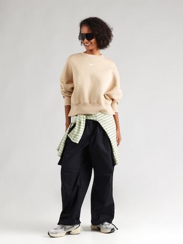 Nike Sportswear Sweatshirt 'Phoenix Fleece' in Brown