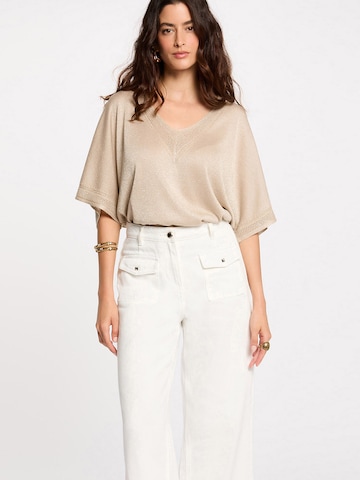 Morgan Pullover in Beige: Vorderseite