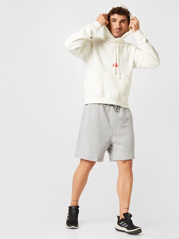 ADIDAS SPORTSWEAR Athletic Sweatshirt 'Fleece' in White