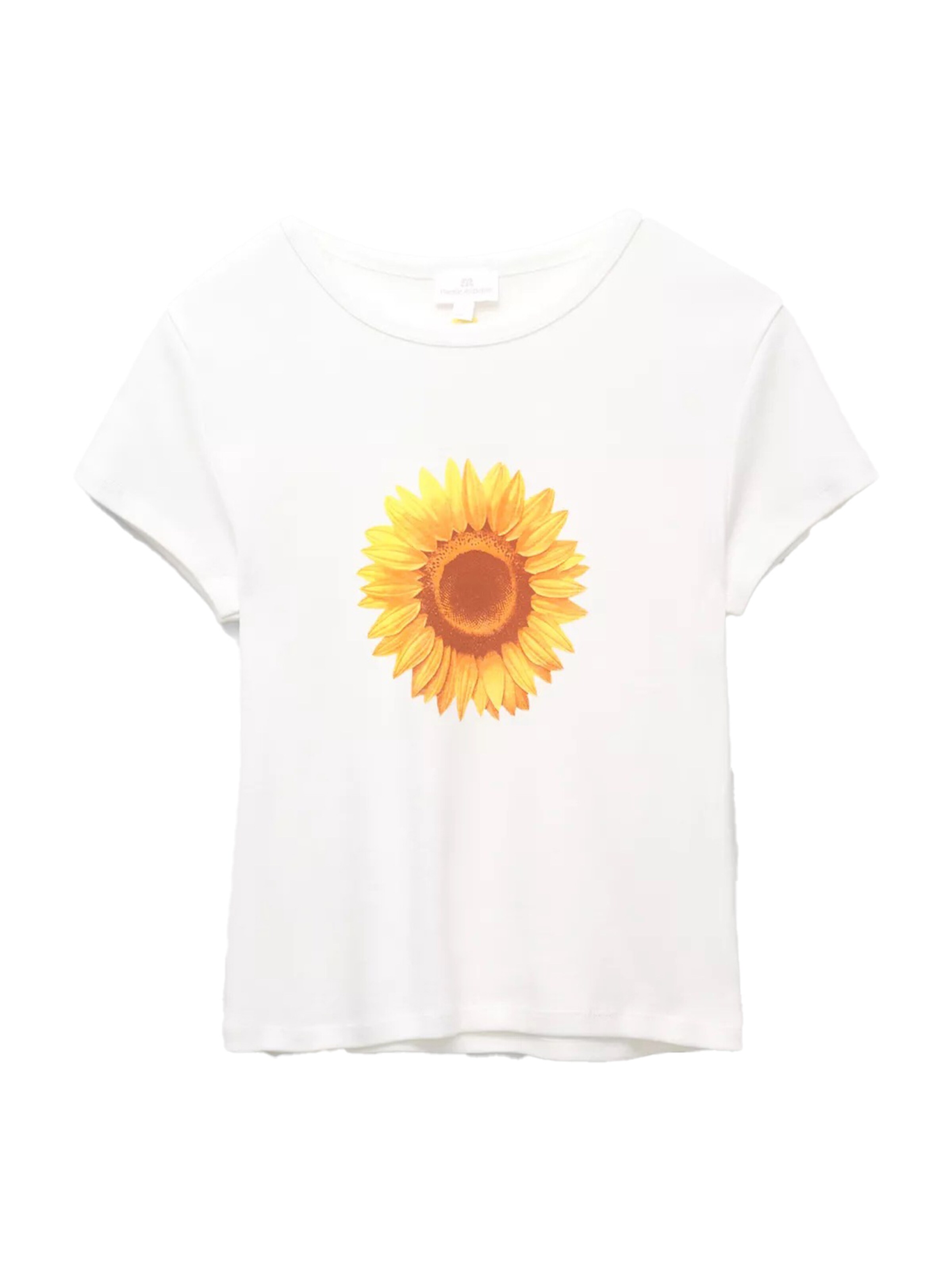 Pull&Bear T-Shirt in Weiß: Vorderseite