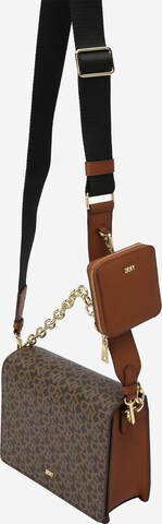 DKNY Crossbody Bag in Brown: front