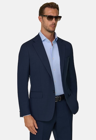 Boggi Milano Regular Fit Business-Sakko in Blau