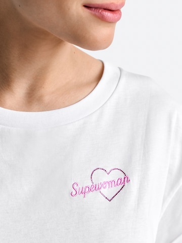 balta Rich & Royal Marškinėliai