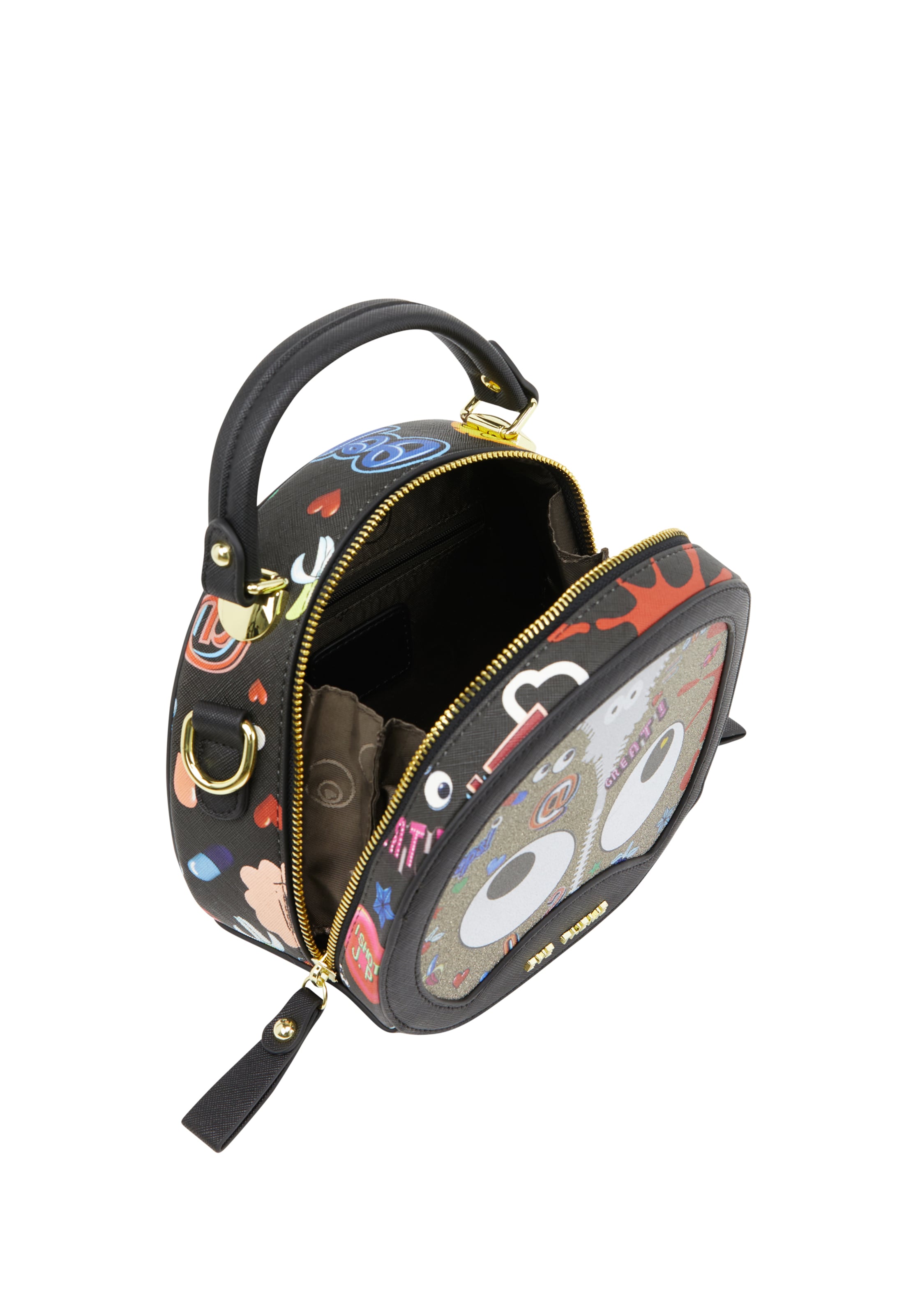 MYMO Handbag 'Pop Eyetheme' in Black