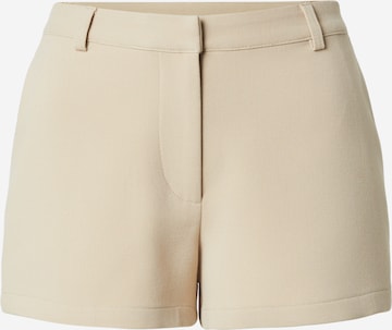 Coupe slim Pantalon The Base Theory en beige : devant