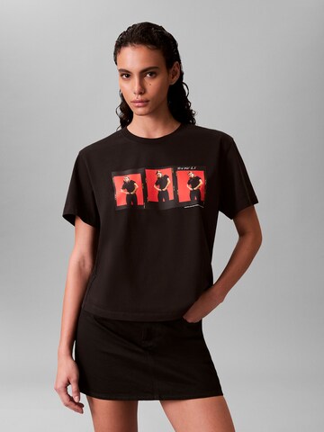 Calvin Klein Póló - fekete: elől