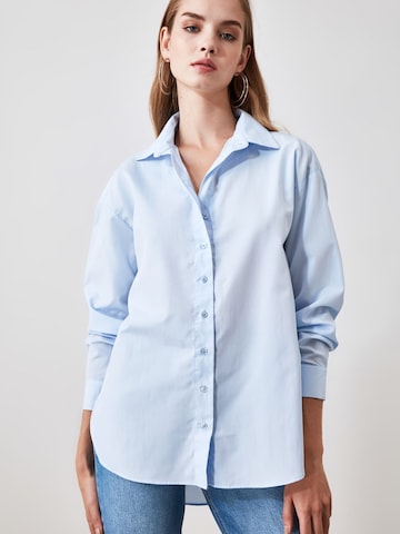 Chemisier Trendyol en bleu : devant